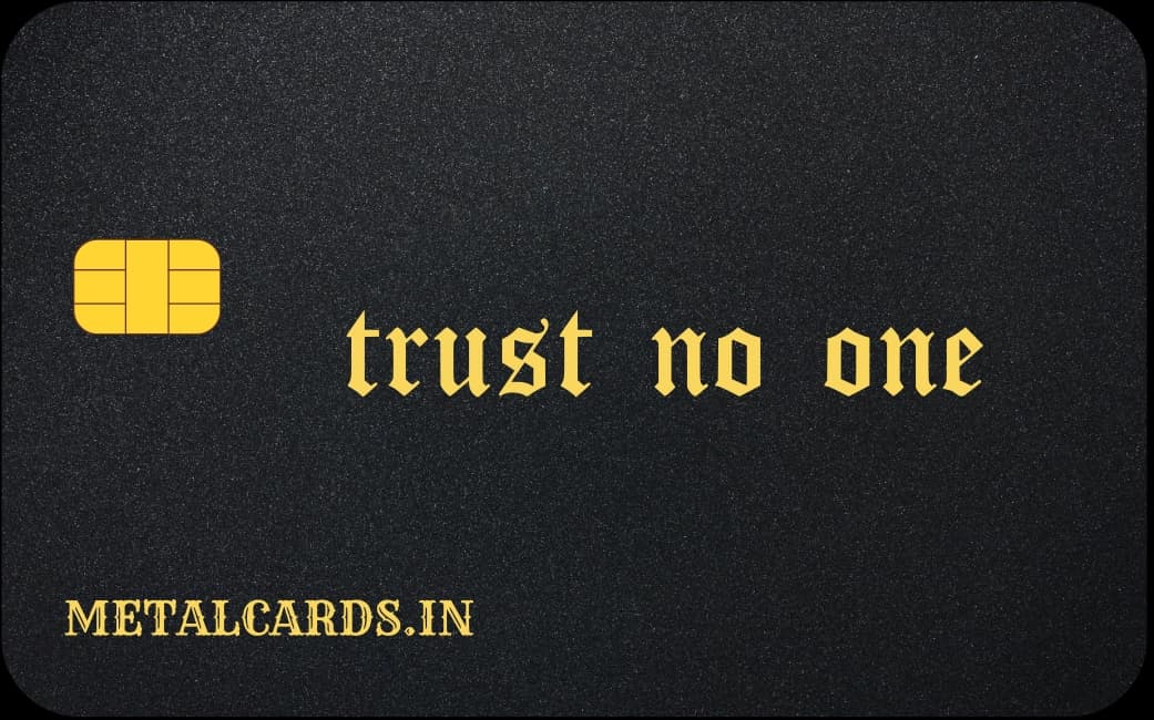 trust no one text
