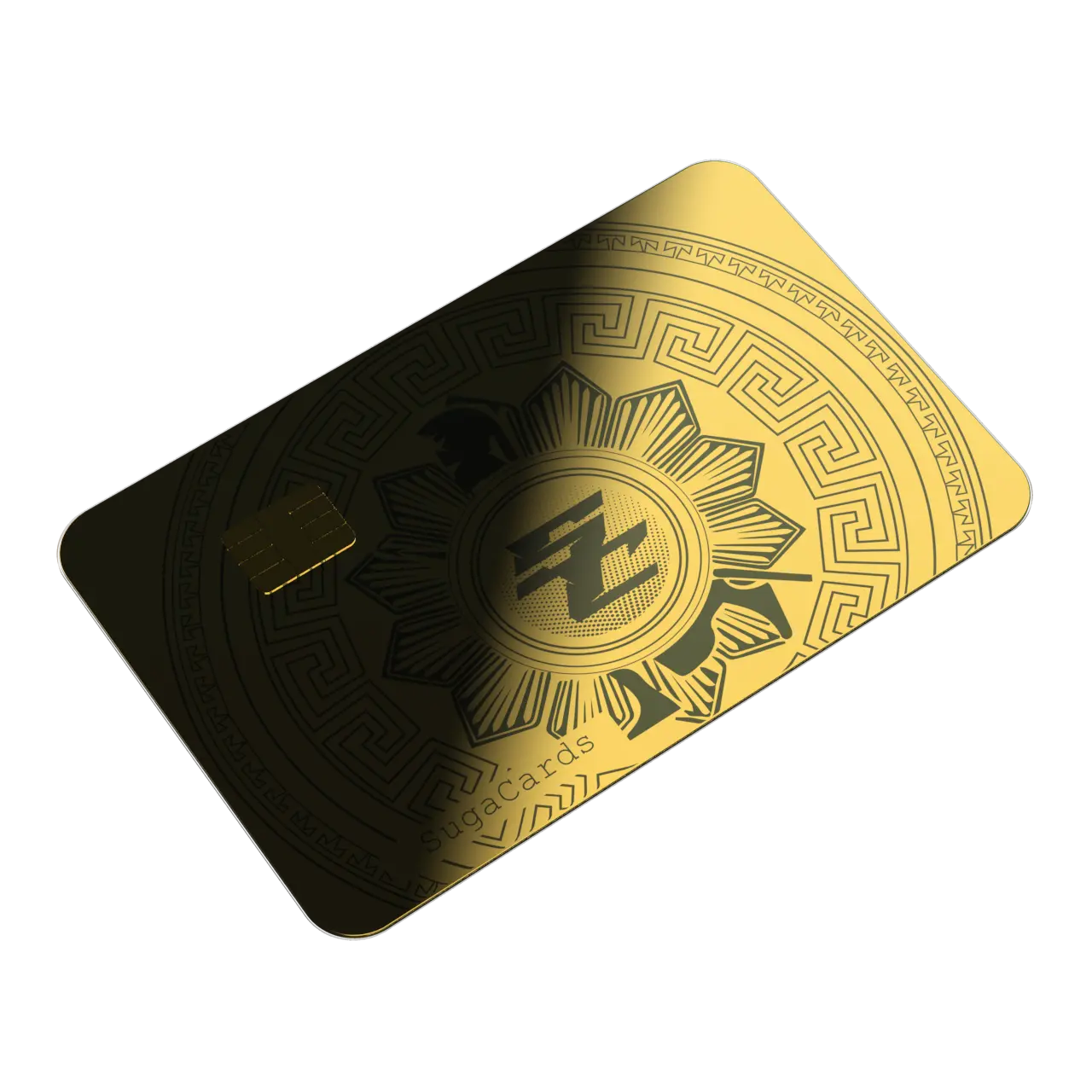 Metal card showcase