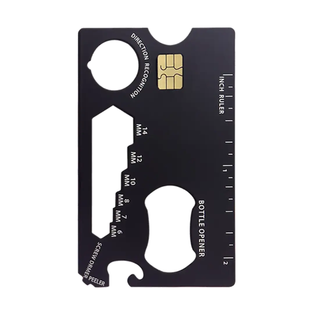 11 in 1 tool metal card