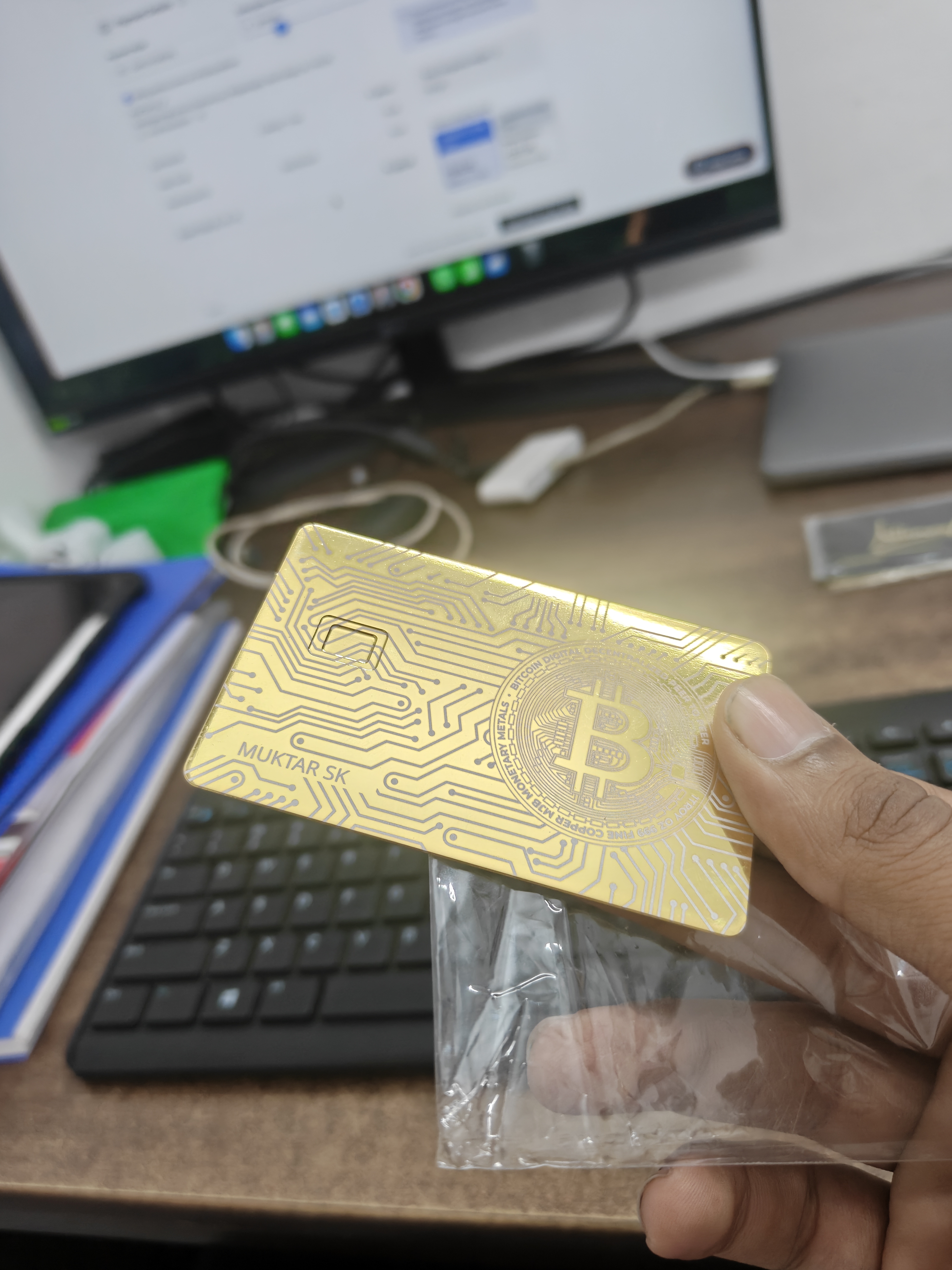 Real metal card design 10