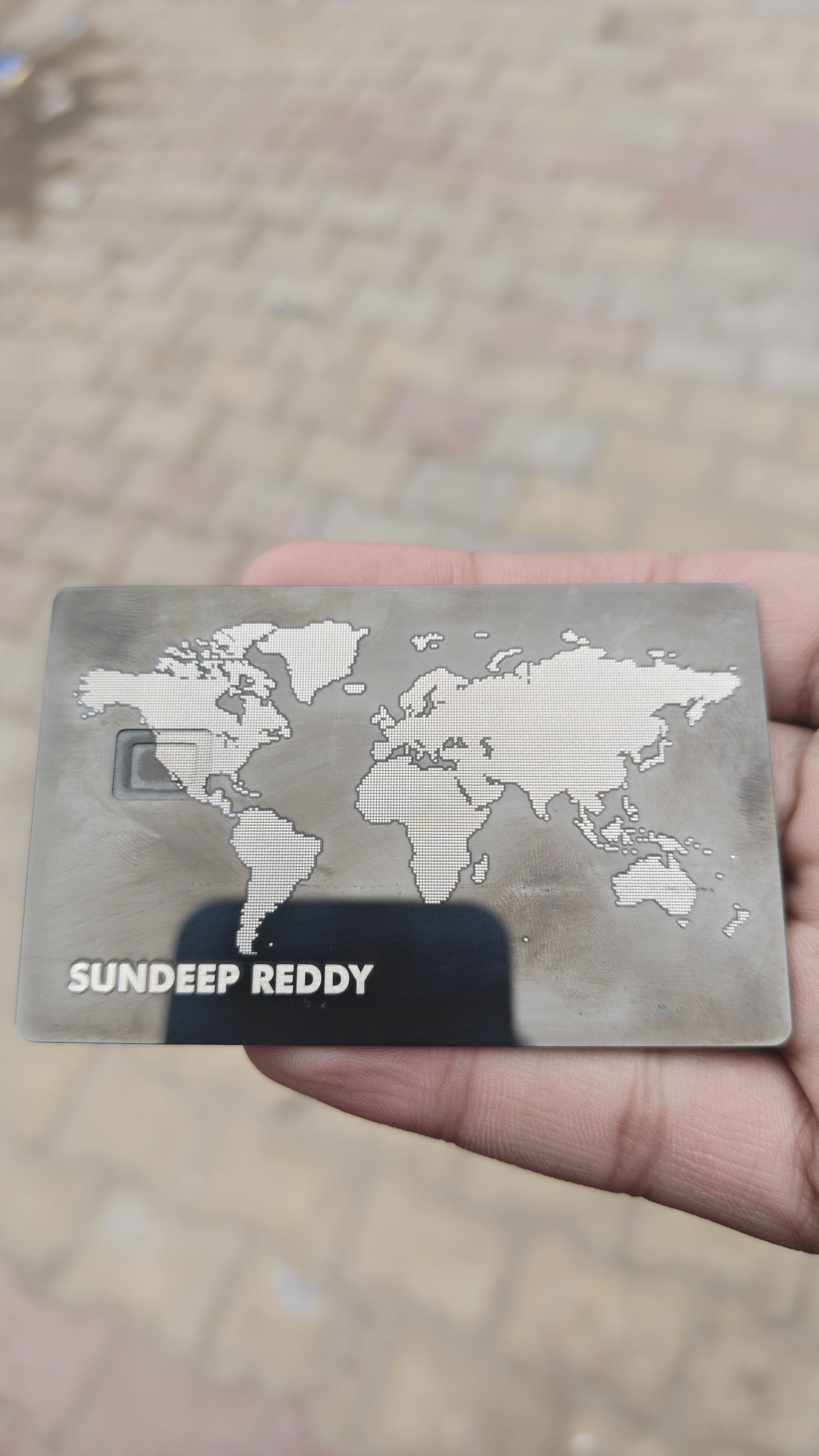 Real metal card design 22