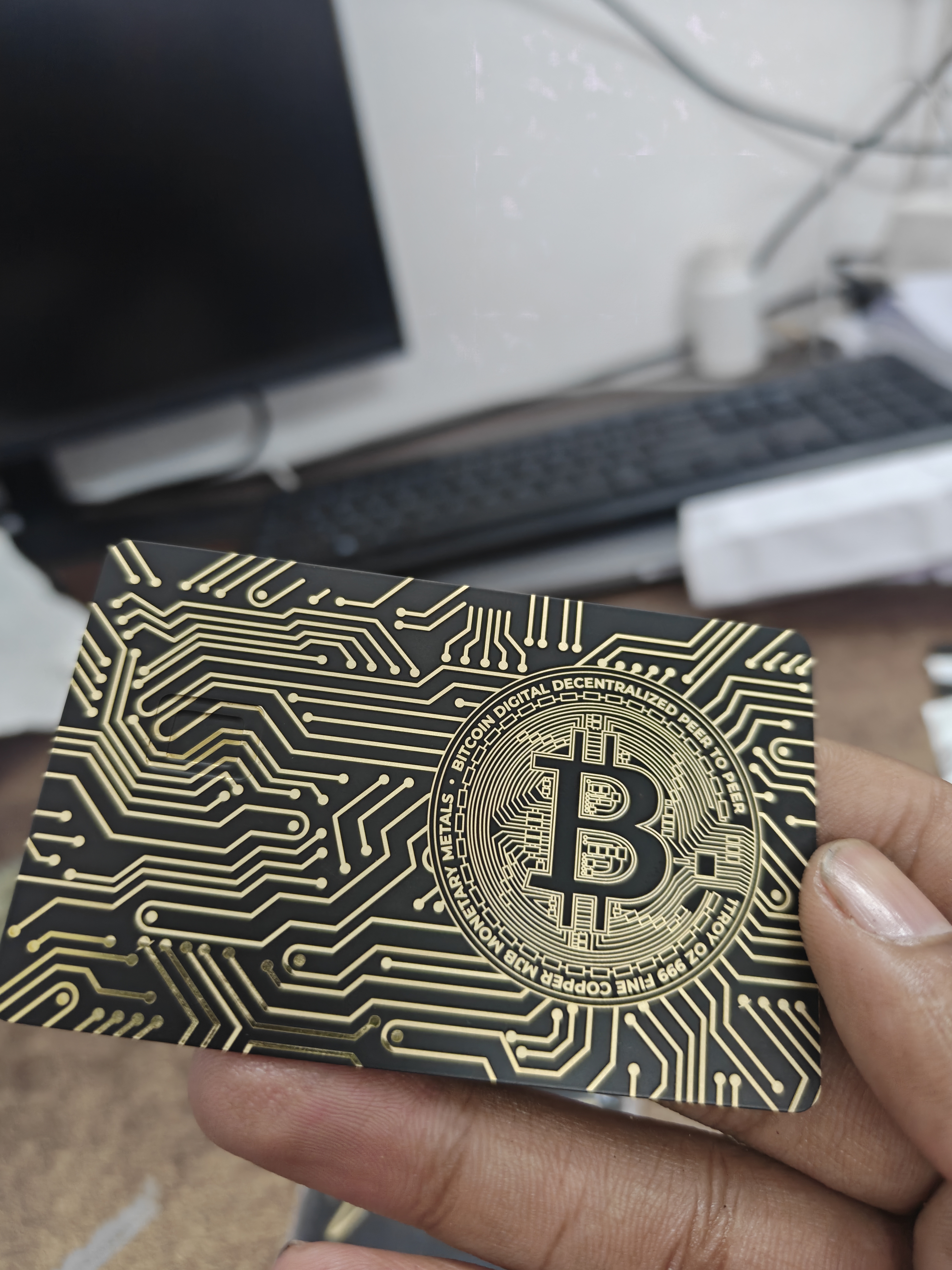 Real metal card design 4