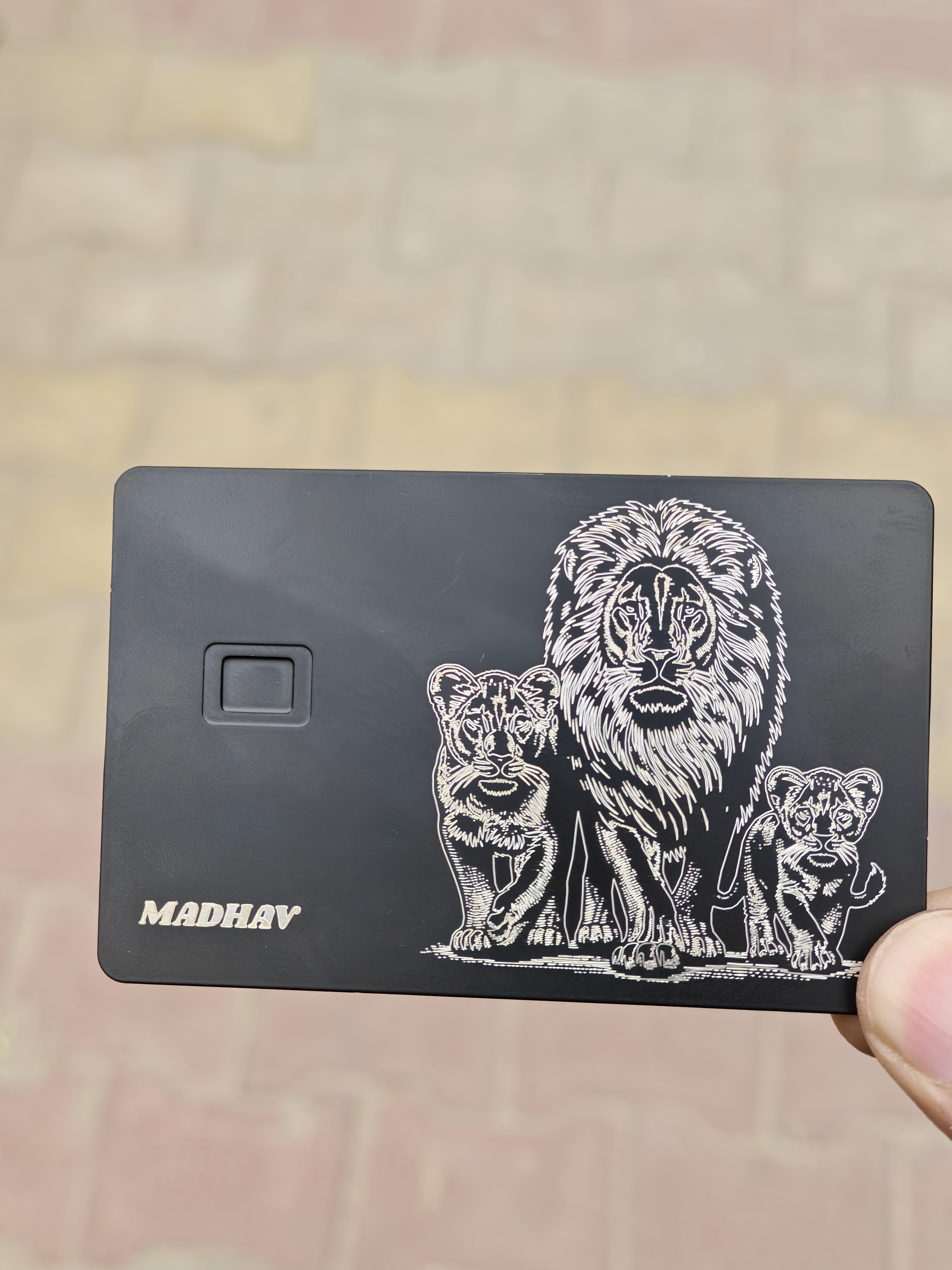 Real metal card design 5